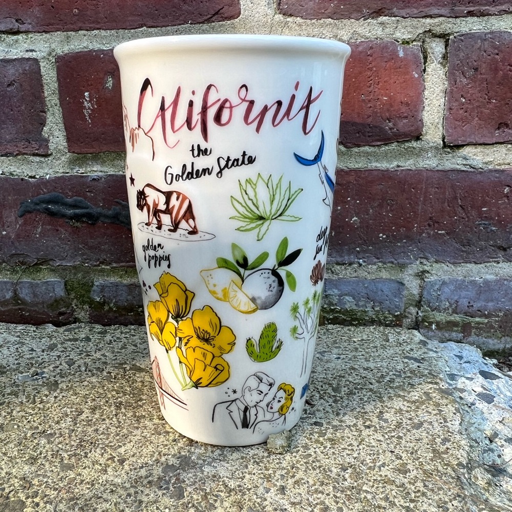 Starbucks California 10oz travel mug with lid